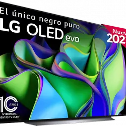TV OLED 83" - LG OLED83C34LA, 4K, Inteligente α9 4K Gen6, Smart TV, DVB-T2 (H.265), Negro