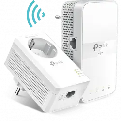 Adaptador PLC - TP-Link TL-WPA7617 KIT, Pack de 2 Unidades, 1000 Mbps, Doble Banda AC1200, Gigabit, Blanco