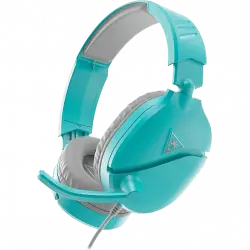 Auriculares gaming - Turtle Beach Recon 70, Cable, Micrófono, Verde azulado