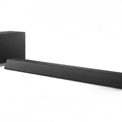 Barra de sonido - Philips TAB5305/12, Con subwoofer, 70 W, 2.1 canales, Bluetooth, HDMI ARC, Negro