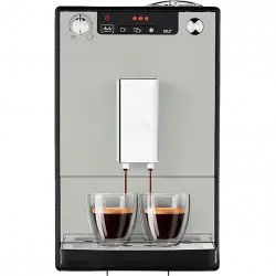 Cafetera superautomática - Melitta E 950-777, 1400 W, 2 tazas, Inox