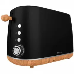 Cecotec TrendyToast 9000 Tostador 2 Ranuras 900W Negro