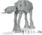 Figura Bizak Micro Galaxy Squadron Star Wars AT-AT Imperial y Speeder