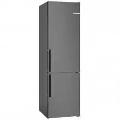 Frigorífico combi - Bosch KGN39VXCT, No Frost,203 cm, 363 l, Cajón Vita Fresh XXL, SuperCongelación, Negro