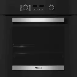 Horno - Miele H 2467 B, Multifunción, Pirolítico, 76 l, 59.5 cm, Conectividad, Perfect Clean, Negro