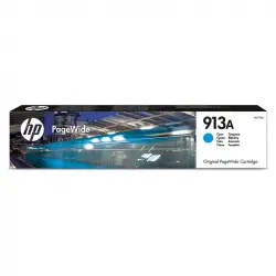 HP 913A Cartucho Tinta PageWide Original Cian