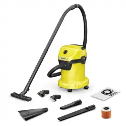 Karcher WD 3 V-17/6/20 CAR Aspiradora Seco/Húmedo 17L 1000W