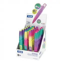 Milan Compact Sunset Caja de 20 Portaminas con Goma 0.7mm Colores Surtidos