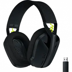 Auriculares gaming - Logitech G G435, De diadema, Inalámbricos, Bluetooth, Hasta 18 horas, Micrófono, PC/Mac, PS, Nintendo, Negro