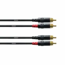 Cordial Cfu 3 Cc Cable 2rca-2rca 3 Metros