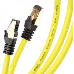 Duronic Cable de Red SFTP Cat8 3m Amarillo