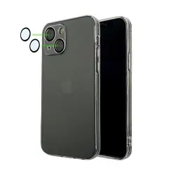 Funda con protector para cámara Icoveri para iPhone 14