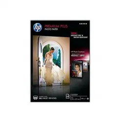 HP - Papel Fotográfico HP Satinado Premium Plus A4 300 g 20 hojas.