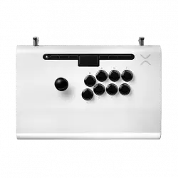 Mando - PDP Pro FS, Panel de mandos tipo máquina recreativa, Aluminio, Para PC, PlayStation 4 y 5, Con joystick, Blanco