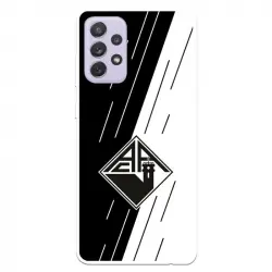 Funda Para Samsung Galaxy A72 5g Del Académica De Coimbra Escudo Bicolor - Licencia Oficial Académica De Coimbra
