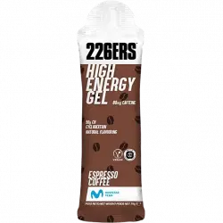 Gel energético - 226ERS High Energy Gels, 76 g, Café Expresso, Apto para Veganos
