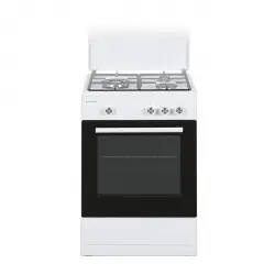 Infiniton - Cocina Compacta 50 Cm, Placa De Gas 3 Quemadores Y Horno - CC56BWC