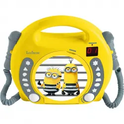 Lexibook Los Minions Reproductor CD Portátil con 2 Micrófonos