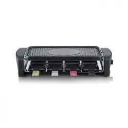 Raclette Grill Con Placa De Asar Antiadherente 1400 W Negro Rg 9646 Severin