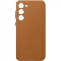 Samsung Leather Case Funda de Piel Camel para Galaxy S23 Plus