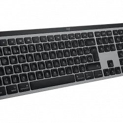 Teclado inalámbrico - Logitech MX Keys, Para Mac/Pad, USB-C, Retroiluminado, Teclas LED, Gris