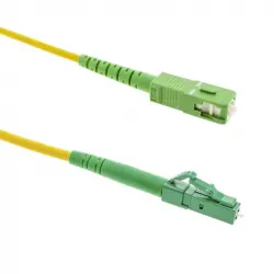 BeMatik Cable de Fibra Óptica LC/APC a SC/APC Monomodo Simplex G657A2 9/125 OS2 5m