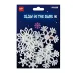 Blíster Apli con pegatinas de Copos de nieve luminiscentes