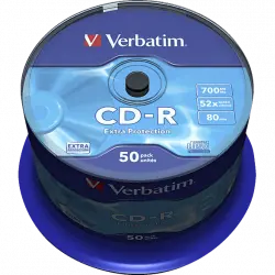 CD-R - Verbatim 43351, 50 unidades, 700Mb, 52x