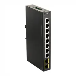 D-Link DIS-100G-10S Switch Industrial 8 Puertos Gigabit + 2 SFP