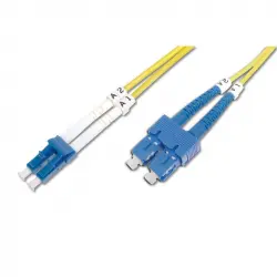 Digitus Cable de Conexión de Fibra Óptica Dúplex LC a SC 10m Amarillo