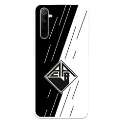 Funda Para Realme 6 Del Académica De Coimbra Escudo Bicolor - Licencia Oficial Académica De Coimbra