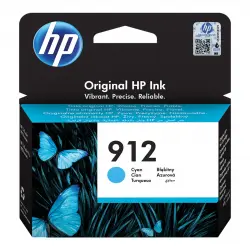 HP - Cartucho De Tinta Original Nº 912 Cyan (3YL77AE)