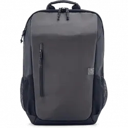 Mochila para portátiles - HP Travel de 15.6" , 18 L ampliable a 21L, Resistente al agua, Cremallera + candado, Gris