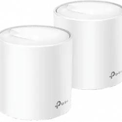 Router inalámbrico - TP-Link Deco X20, Pack de 2, MU-MIMO, OFDMA, Wifi 6(IEEE 802.11ax),Blanco