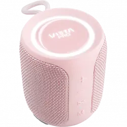 Altavoz inalámbrico - Vieta Pro Groove, 20 W, Bluetooth 5.0, 12 h, IPX 7, Rosa