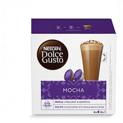 Cápsulas monodosis - Dolce Gusto Mocha, Pack de 16 cápsulas para 8 tazas