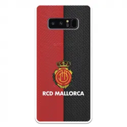 Funda Para Samsung Galaxy Note8 Del Mallorca Rcd Mallorca Diagonales Transparente - Licencia Oficial Rcd Mallorca