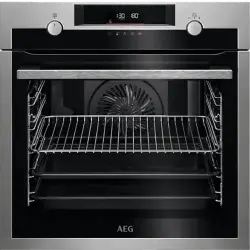 Horno a vapor - AEG BPE555360M, Multifunción, Pirolítico, 71 l, Función Grill, 60 cm, Inox