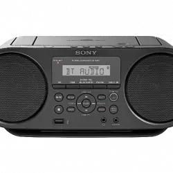 Radio CD - Sony ZSRS60BT Boombox con y Bluetooth, AM/FM, Negro