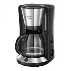 Russell Hobbs - Cafetera De Goteo Adventure Con Jarra De Cristal De Capacidad De 1,25 Litros Inox