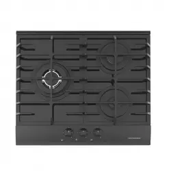 Schneider SCTG6031N3NG Placa de Gas Natural 3 Zonas 60cm Cristal Negro