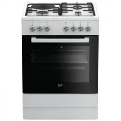 Beko Cocina Mixta 72l 4 Fuegos Blanca - Fse63120dwcs