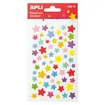 Blíster Apli con 62 pegatinas de Estrellas Color