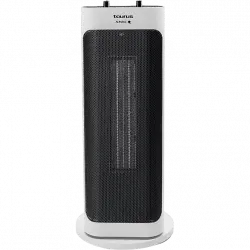 Calefactor - Taurus Alpatec – Atacama 2001, 2000 W, 25 m², Función anticongelante, Cerámico, Blanco y Negro