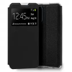 Cool Funda Flip Cover Liso Negro para Realme 7 5G