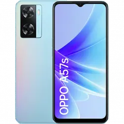 Móvil - OPPO A57s, Sky Blue, 128 GB, 4 GB RAM, 6.56" HD+, MediaTek Helio G35, 5000 mAh, Android