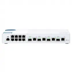 Qnap QSW-M408-4C Switch Gestionado 8 Puertos Gigabit + 4 Puertos Combinados 10GbE SFP+/Gigabit