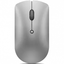 Ratón inalámbrico - Lenovo 600 Bluetooth Silent Mouse, Sensor óptico azul, Ambidiestro, 2400 DPI, Gris