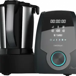 Robot de cocina - Cecotec Mambo 8590, Multifuncional, 1700 W, 3.3 l, 30 funciones, 5 accesorios, Negro