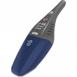 Aspirador de mano - Hoover Jive HJ36DLBA, Sólidos y Líquidos, Inalámbrico, Asa Ergonómica, Ligero, Depósito 0.3L , Azul